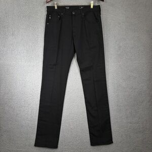 AG  Adriano Jeans The Matchbox Slim Straight Mens Black Jeans Size 31x34 Denim